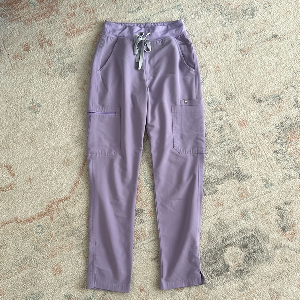 Figs Lavender Yola Scrub Pants